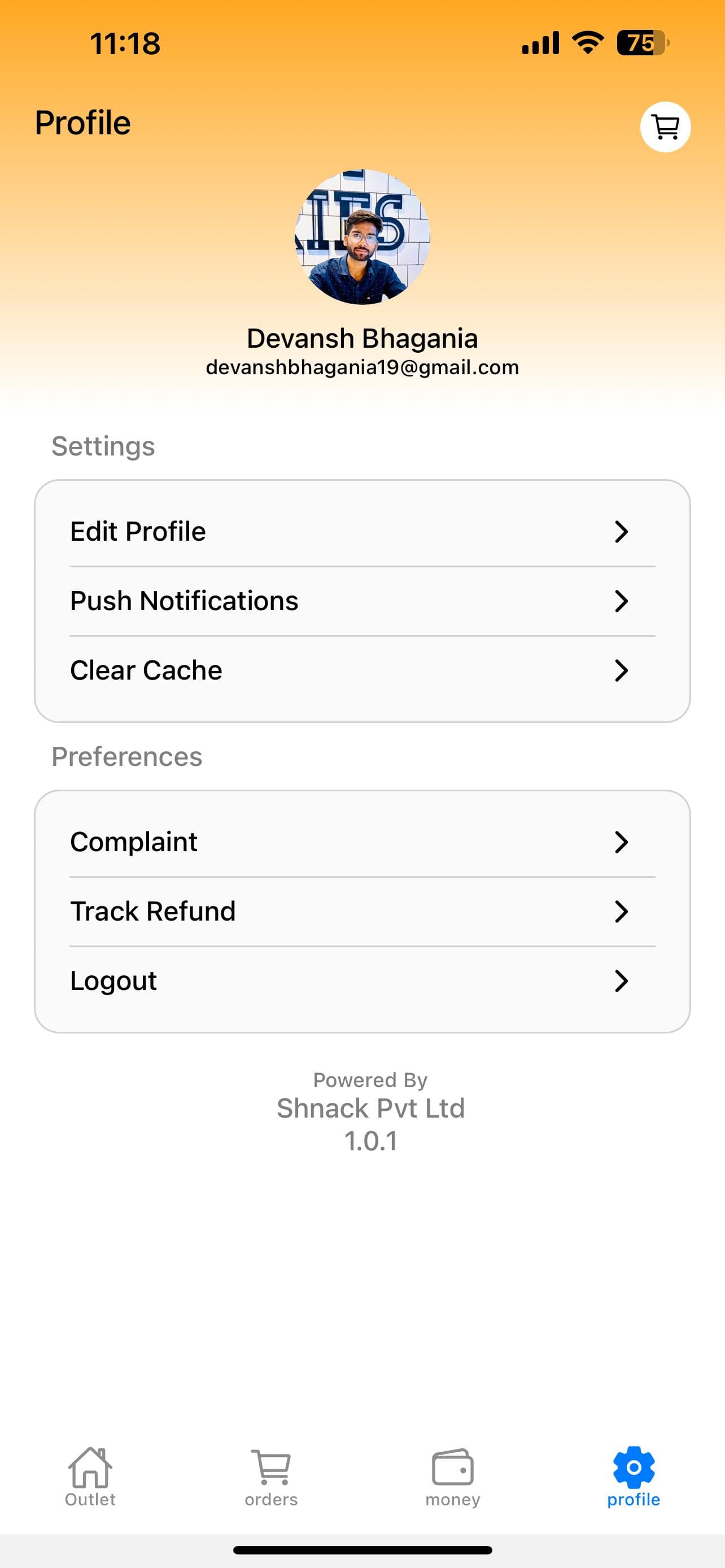 Shnack screen 7