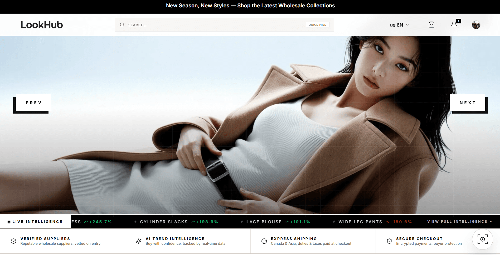 LookHub website